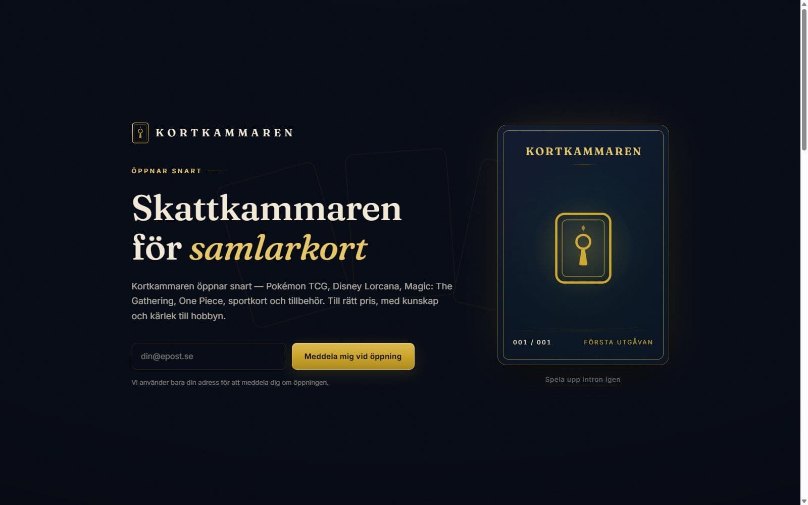 Bild för projektet Kortkammaren