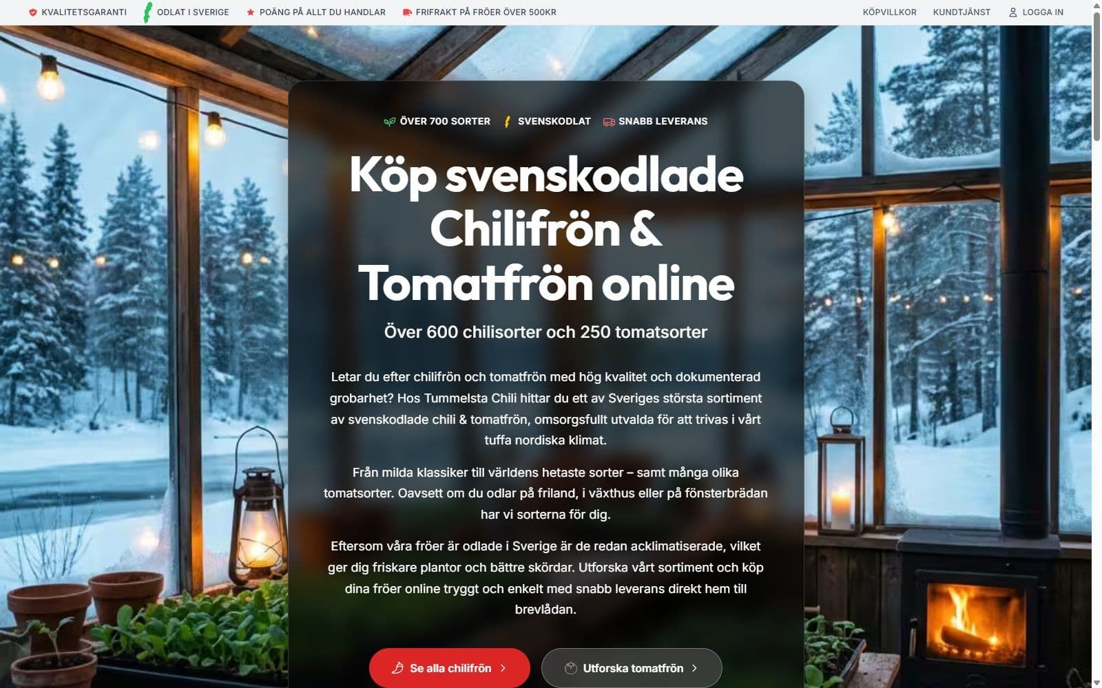 Bild för projektet Tummelsta Chili